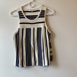 Madewell Stripe-Play Sweater Tank Size Small